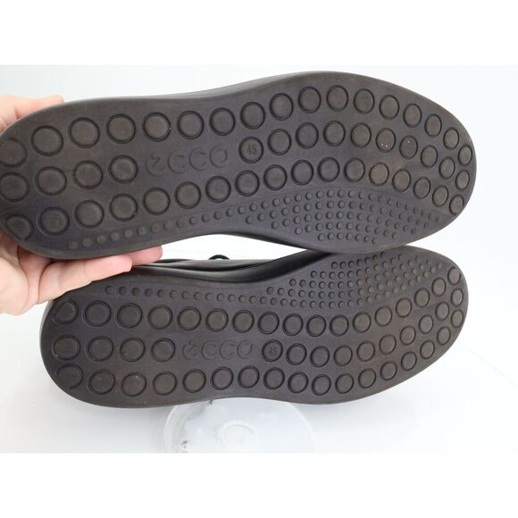 Ecco Soft Classic M Sneakers Mens Size 45 EU 11 - 11.5 US Black Leather Shoes - Picture 7 of 12